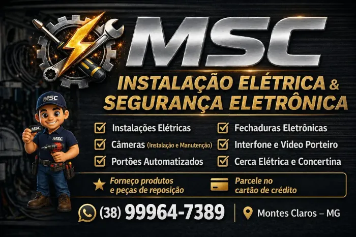 Eletricista de manutenção, instalação e manutenção segurança eletrônica