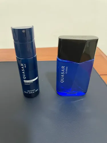 Perfume e desodorante Quasar