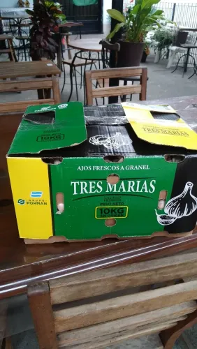 Caixa de alho 10KG - Atacado