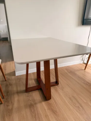 Mesa tampa de vidro 