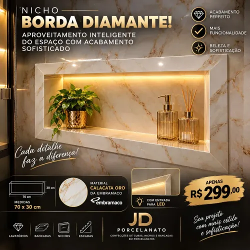 nichos de porcelanato