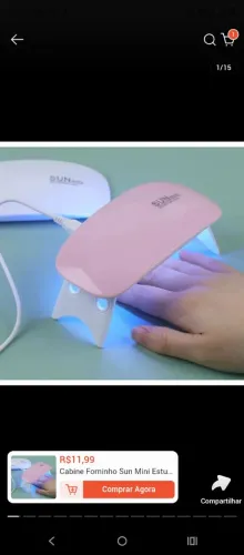 Cabine e motor de unha em gel