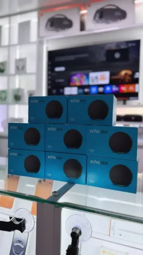 ALEXA ECHO DOT 5 PRETA/AZUL 599,00 A VISTA COM NOTA FISCAL