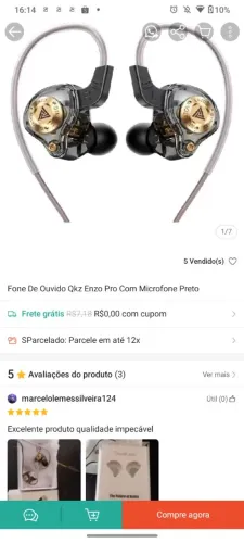 Fone de ouvido