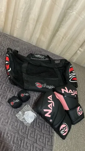Luva de Boxe Muay Thai + Acessórios