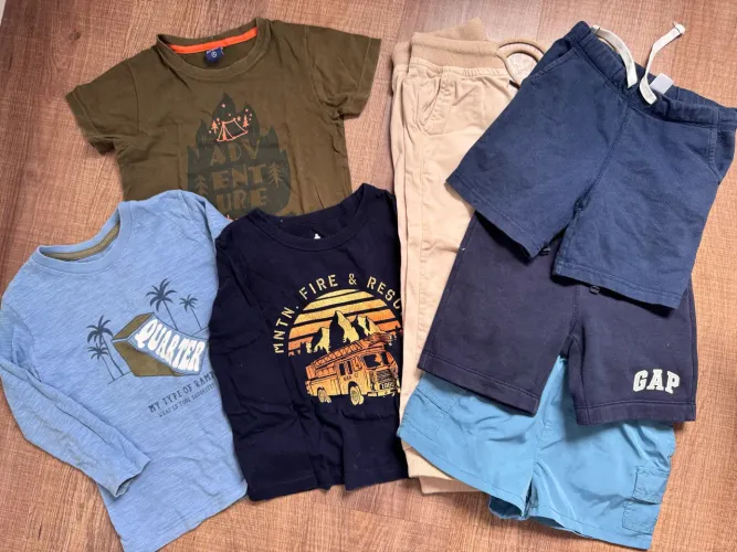 Lote de roupas menino 4 anos para creche/escolinha