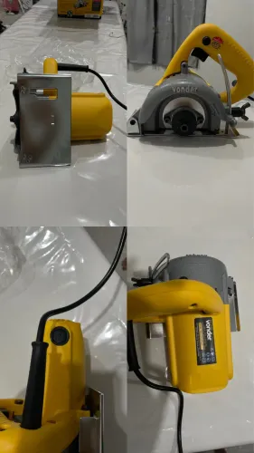 Serra mármore tipo makita vonder smv1300s madeira