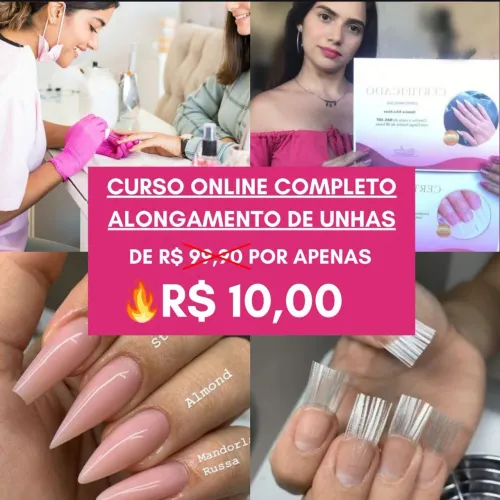Curso de alongamento de unhas