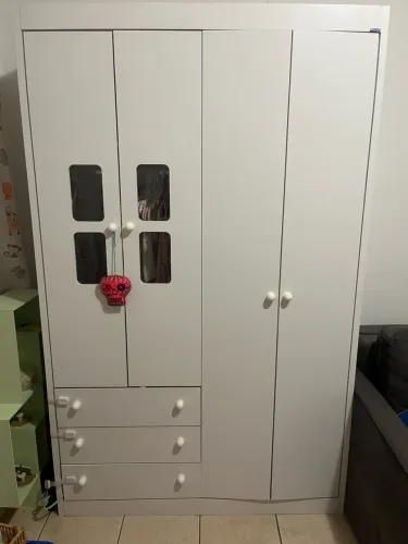 Armário Branco Infantil
