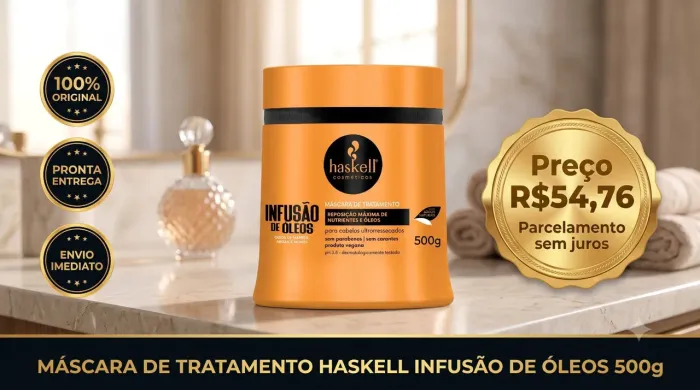 Máscara Infusão de Óleos Haskell 500g
