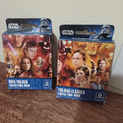 Star Wars baralho completo 1 unidades item de colecionador ( novo ) Vai como nas fotos!