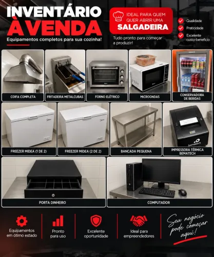 VENDO MAQUINÁRIO COMPLETO PARA LANCHONETE