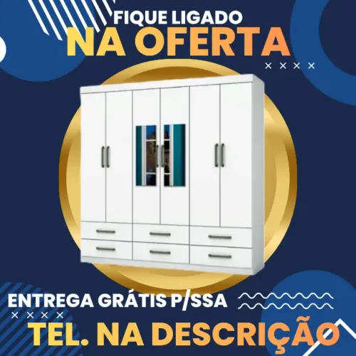 Guarda Roupa Carioca Entrega Hoje Grátis para Salvador / Pague ao Receber