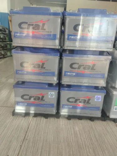 Bateria Carro Cral 60Ah - 2 anos de garantia - Baterias Novas