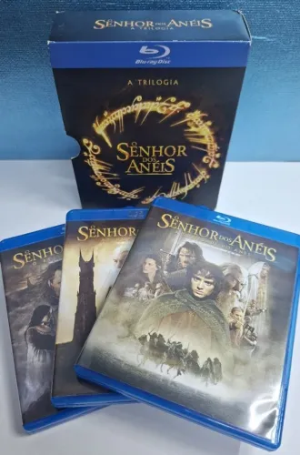 Coleção Blu-Ray O Senhor dos Anéis (3 Filmes) + O Hobbit (1 e 2)