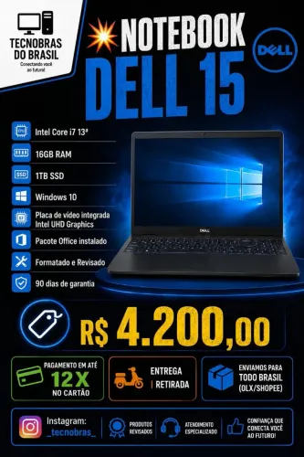 Notebook Dell 15 i7 13ª