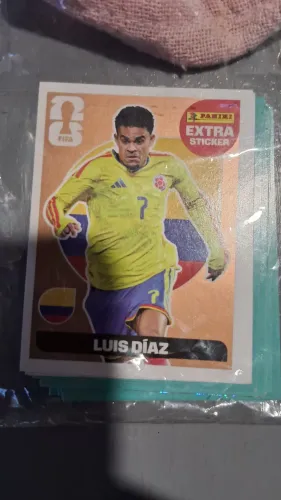 FIGURINHA EXTRA STICKER LUIS DÍAZ - PANINI FIFA 2026