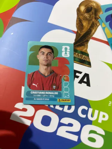 Figurinha Cristiano Ronaldo álbum 2026
