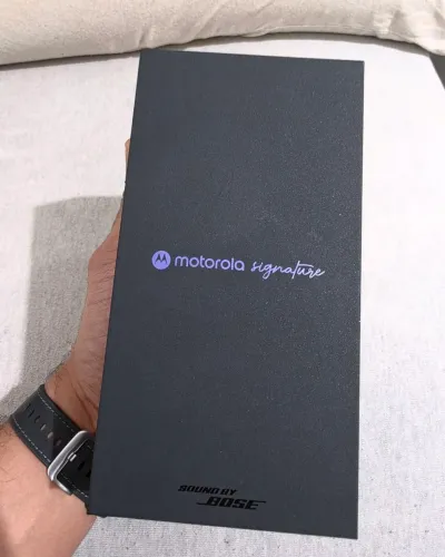 Motorola Signature 512GB/24GB LACRADO - Preto - Nota Fiscal
