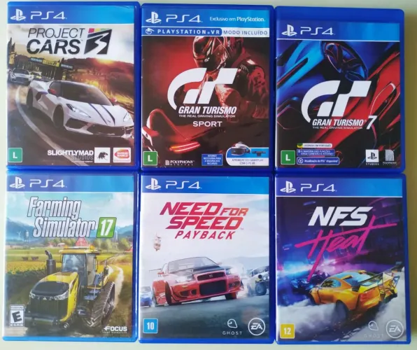 Jogos ps4 originais mídia física (preços de cada jogo na descrição)