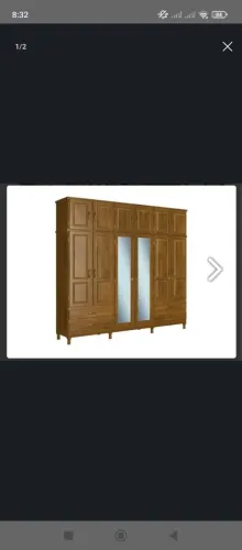 Guarda roupa novo em madeira 