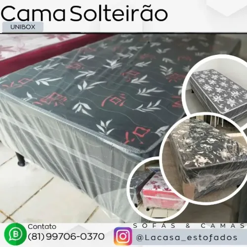 Cama box - Solteiro 