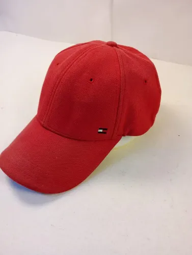 Boné Tommy Hilfiger Vermelho Original Aba Curva 
