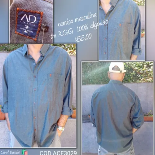 Camisa masculina
