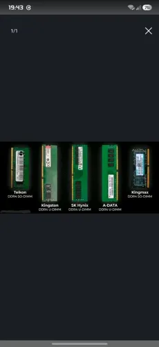 MEMORIA RAM DDR4 4GB, 8GB E 16GB (CONSULTE)
