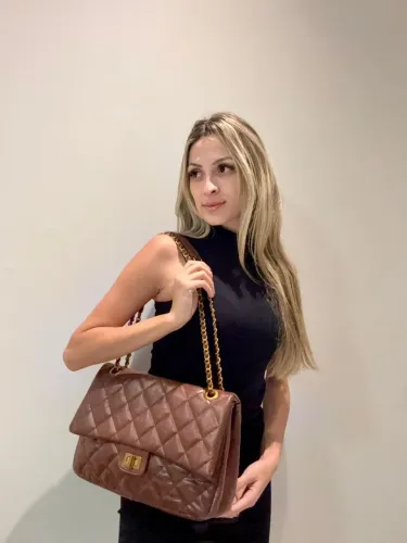 Bolsa Estilo Chanel Média Premium - Sofisticação, Elegância e Versatilidade