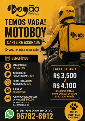 Motoboy Catete ou Grajau