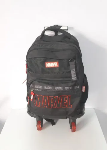 Mochila de Rodinhas Marvel Original Escolar Grande Infantil