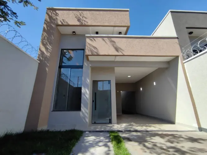Casa 3/4 Com Suite No Jardim Veneza Com Area Gourmet