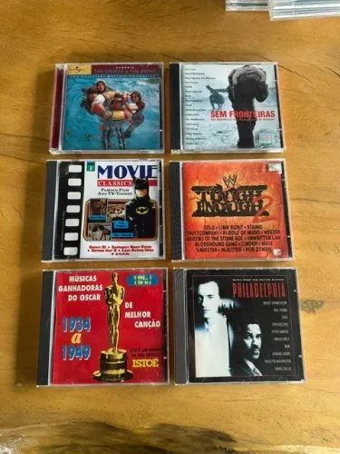 Trilhas Sonoras de Filmes - Lote c/ 6 CDS