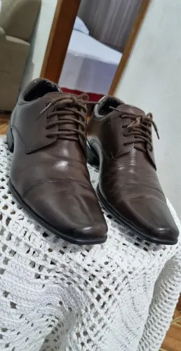 Sapato Social Marrom - Couro Legítimo (original Viko); n° 38/39