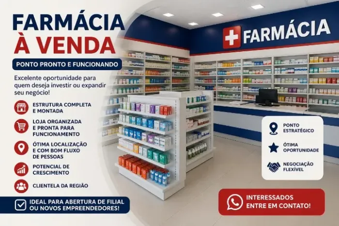 Vendo farmácia 