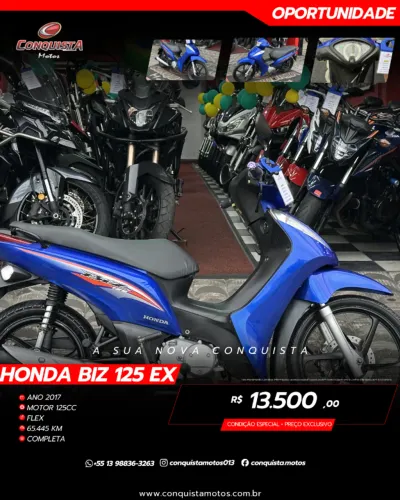 Biz 125 EX 2017 Completa | Impecável