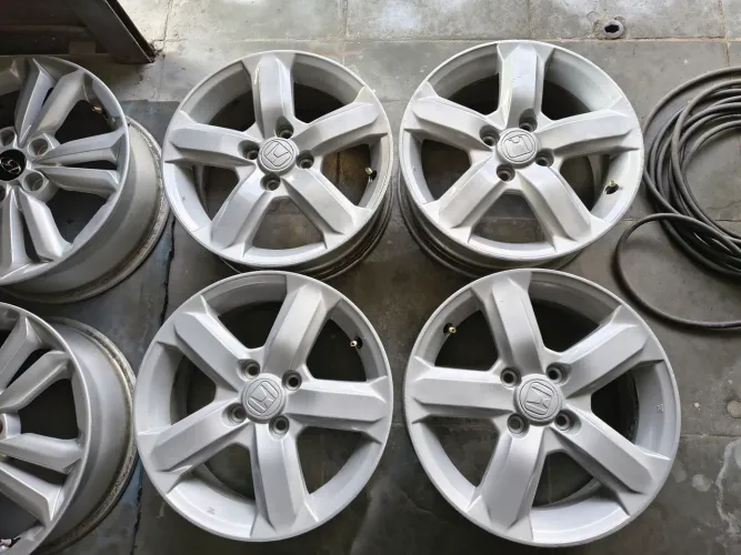 Jogo de rodas aro 15 4x100 Honda City Fit Ex EXL LXL LX 