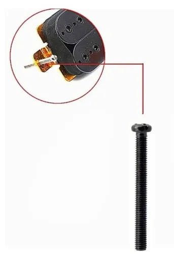 Kit 4 Parafusos, fixação/ajuste Captadores Humbucker. Modelo Americano 