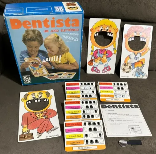 Jogo Dentista Da Grow Eletrônico - Antigo 