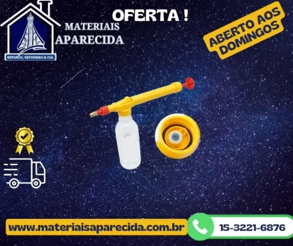 Pulverizador P/ Garrafa Pet Bico Ajustavel SQ