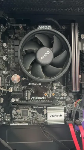 KIT UPGRADE RYZEN 5 2600x + PLACA MÃE A320M-HD