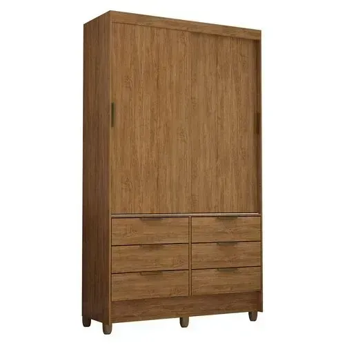 Guarda Roupa Sevilha Cinamomo Com Pintura UV