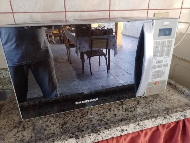 Microondas Brastemp 28 litros inox top ( pix-visa)