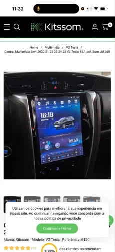 Multimídia tesla sw4