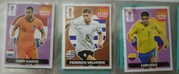 Kit de 9 figurinhas legends Panini originais Messi, Vini Jr ouro e outros