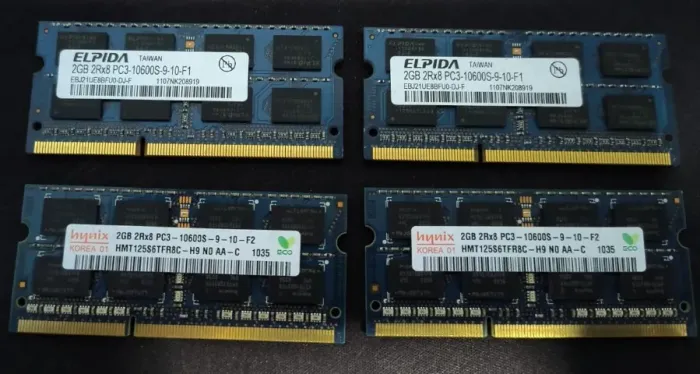 Memoria iMAC *DDR3 * 4 x 2gb Total 8GB