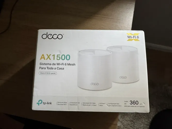 Kit TP-Link Deco X10 AX1500 Wi-Fi 6 Mesh - 2 Unidades