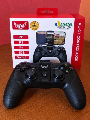 Controle Gamer 9076-G7 - PC, PS3, PS4, Android, iOS e Switch