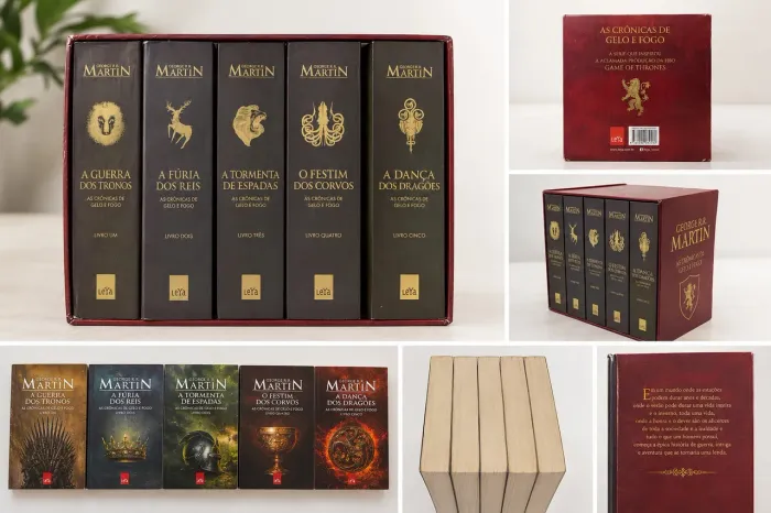 Box Completo - As Crônicas de Gelo e Fogo | George R. R. Martin | LeYa
